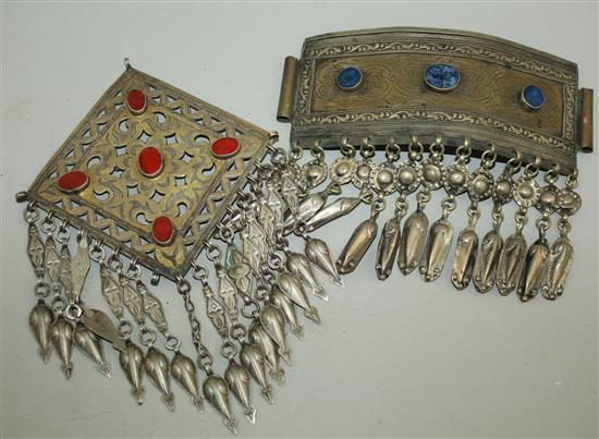 A large collection of Carakalpak Uzbekistan jewellery,